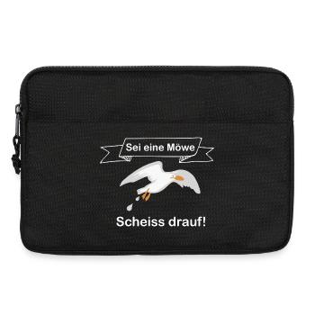 Humorvoller Seemotiv Druck - Laptoptasche 13" - Schwarz - Vorne