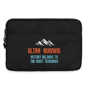 Ultra RunningVictory Belongs to the Most Tenacious - Laptop bag 13" - black - Front