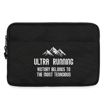 Ultra RunningVictory Belongs to the Most Tenacious - Laptop bag 13" - black - Front