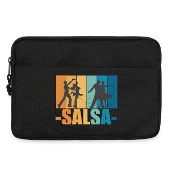 Salsa Vintage Dancer Retro Dancing Cadeau - Sacoche pour ordinateur portable 13 pouces - noir - Devant