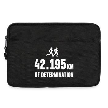 Marathon - 42 195 km de détermination - Sacoche pour ordinateur portable 13 pouces - noir - Devant