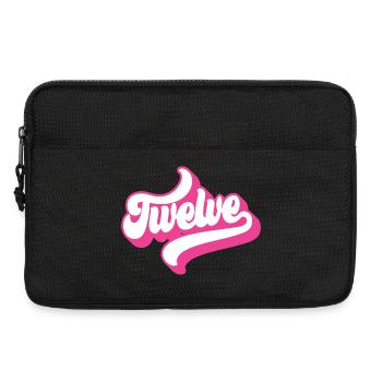 Twelve 12th Birthday For Girls 12 Years Old - Laptop bag 13" - black - Front