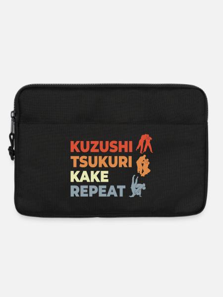 Judo Techniken - Laptoptasche 13" - Schwarz