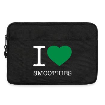 I LOVE SMOOTHIES - Laptoptasche 13" - Schwarz - Vorne