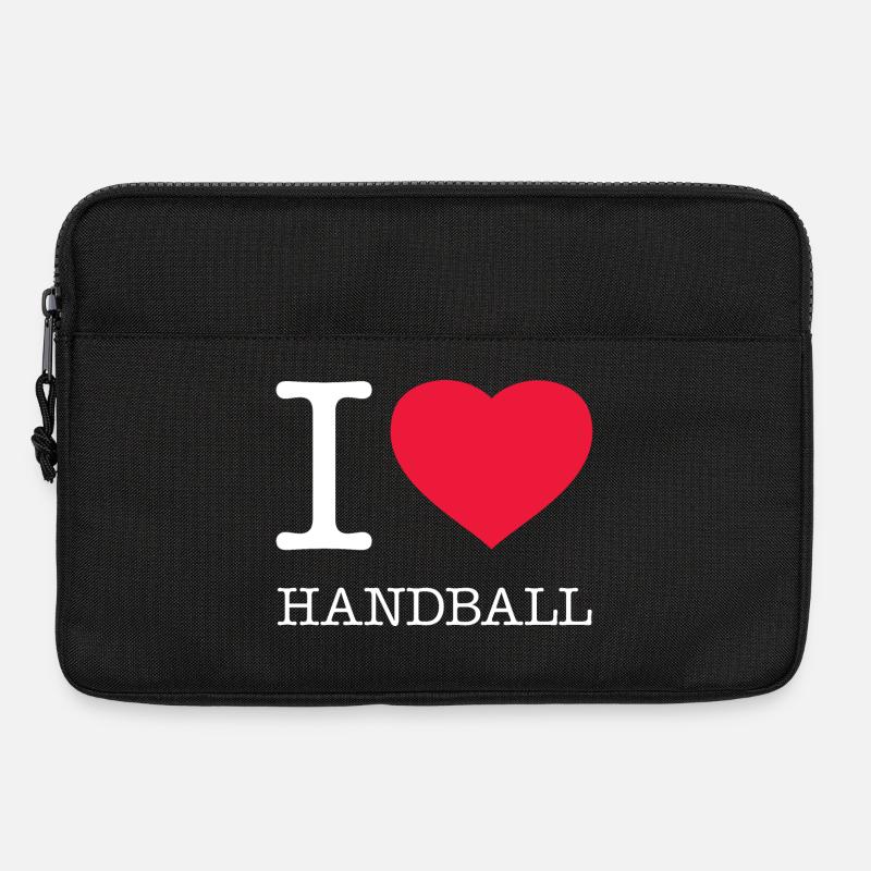 I LOVE HANDBALL - Laptoptasche 13" - Schwarz
