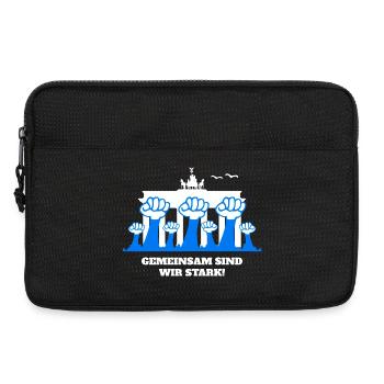 Gemeinsam sind wir Stark - Laptoptasche 13" - Schwarz - Vorne
