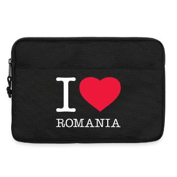 I LOVE ROMANIA Rumänien - Laptop bag 13" - black - Front