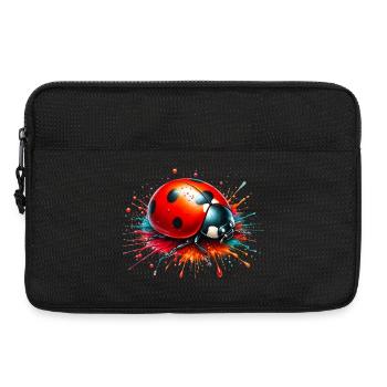 Marienkäfer - Laptoptasche 13" - Schwarz - Vorne