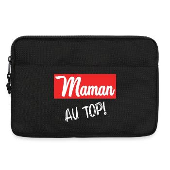MAMAN - Sacoche pour ordinateur portable 13 pouces - noir - Devant