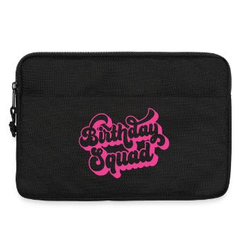 Geburtstags-Squad Rosa Frauen Mädchen Geburtstagsfeier - Laptoptasche 13" - Schwarz - Vorne