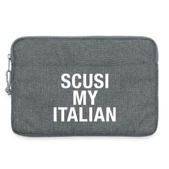 Italy Italian Language Language - Laptop bag 13" - heather grey - Front