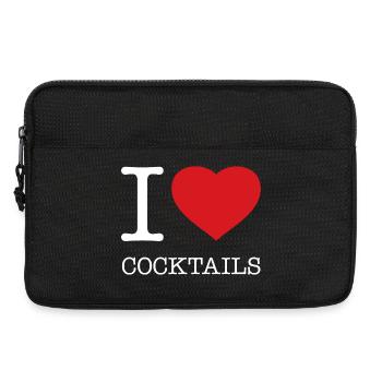 J’ADORE LES COCKTAILS - Sacoche pour ordinateur portable 13 pouces - noir - Devant