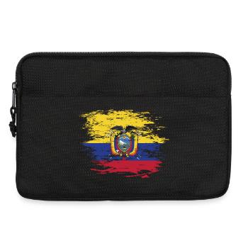 Ecuador flag used - Laptop bag 13" - black - Front