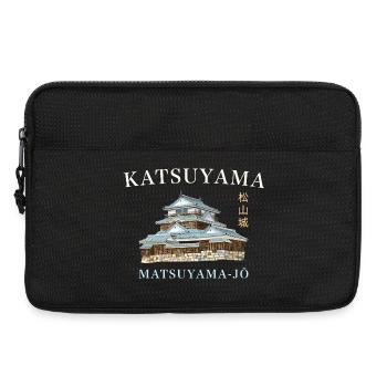 Château de Matsuyama, montagne Katsuyama, Shikoku, Japon - Sacoche pour ordinateur portable 13 pouces - noir - Devant
