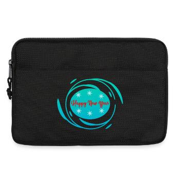 HAPPY NEW YEAR. NEW YEAR'S EVE. NEW YEAR - Laptop bag 13" - black - Front