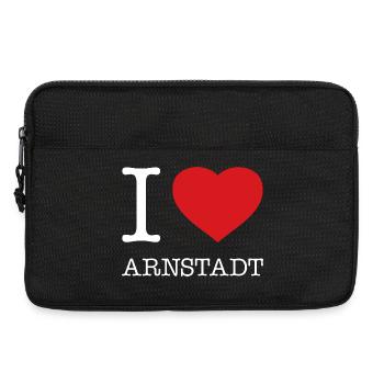 I LOVE ARNSTADT - Laptop bag 13" - black - Front