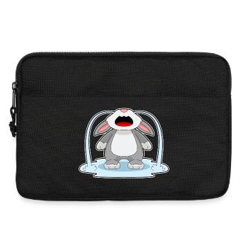 Bunny sad - Laptop bag 13" - black - Front