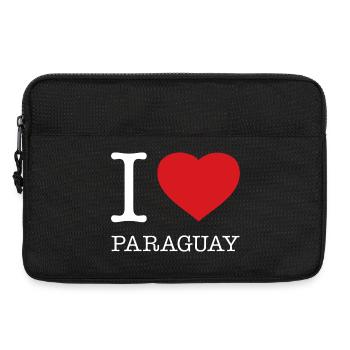 I LOVE PARAGUAY - Laptop bag 13" - black - Front