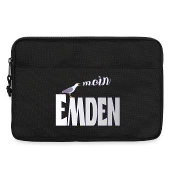 Emden Möwe & Moin Design - Laptoptasche 13" - Schwarz - Vorne