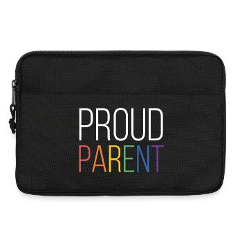 Mois de la fierté LGBTQ - Proud Parent - Sacoche pour ordinateur portable 13 pouces - noir - Devant