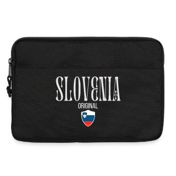 Ursprünglich aus Slowenien, geboren in Slowenien - Laptoptasche 13" - Schwarz - Vorne