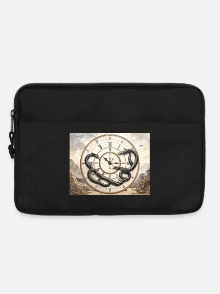 Watch Snake: Myth and Time - Laptop bag 13" - black
