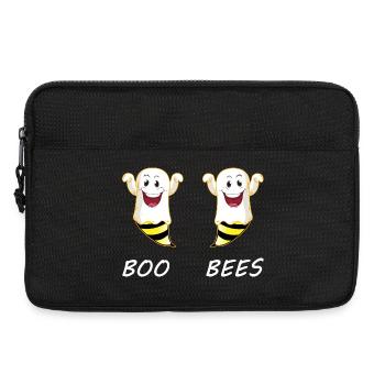 Buh-Bienen Halloween-Paar - Laptoptasche 13" - Schwarz - Vorne