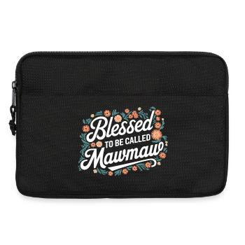 wird Mawmaw Floral Design genannt - Laptoptasche 13" - Schwarz - Vorne
