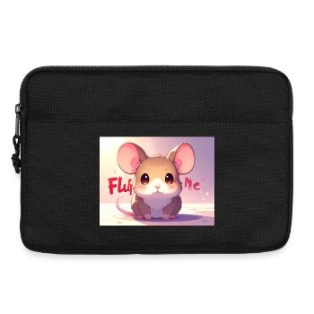 Souris Fluff me - Sacoche pour ordinateur portable 13 pouces - noir - Devant