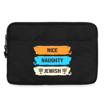 Hanukkah Chanukkah Hanukah - Laptoptasche 13" - Schwarz - Vorne