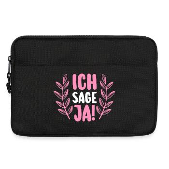 Enterrement de vie de garçon Équipe Mariée Enterrement de vie de jeune fille - Sacoche pour ordinateur portable 13 pouces - noir - Devant