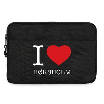 I love Horsholm - Laptoptasche 13" - Schwarz - Vorne