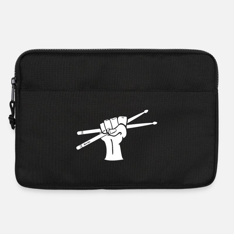 Drumsticks Motif - Laptop bag 13" - black