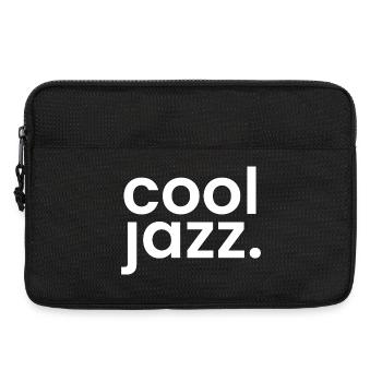 Coole Jazz Monochrome Typografie - Laptoptasche 13" - Schwarz - Vorne
