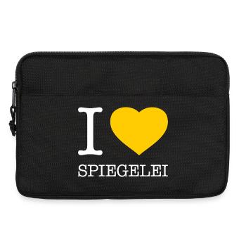 I love Spiegelei - Laptoptasche 13" - Schwarz - Vorne