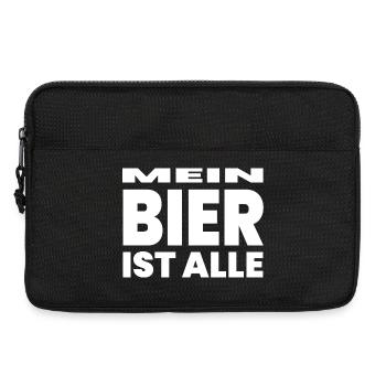 Bier - Laptoptasche 13" - Schwarz - Vorne