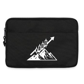 THE CLIMB OF A TRADER – NO LUCK, JUST SKILL - Laptoptasche 13" - Schwarz - Vorne
