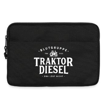 Groupe sanguin Tracteur Diesel - Sacoche pour ordinateur portable 13 pouces - noir - Devant