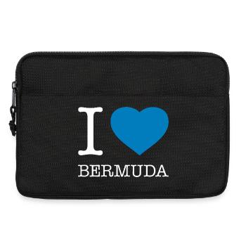 J’adore les Bermudes - Sacoche pour ordinateur portable 13 pouces - noir - Devant