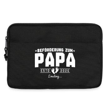 Dad 2026 loading Father-to-be - Laptop bag 13" - black - Front