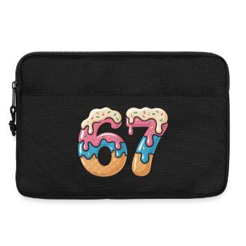 Donut 69 Glaçage NéonPrint - Sacoche pour ordinateur portable 13 pouces - noir - Devant