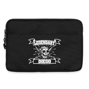 Diego as a first name - Laptop bag 13" - black - Front