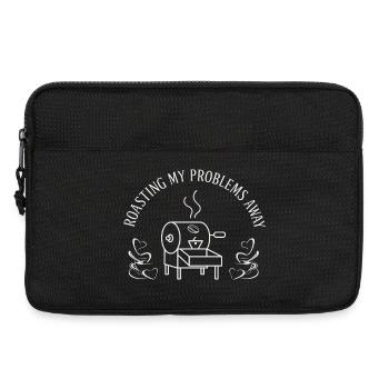 Roast away my problems - Laptop bag 13" - black - Front