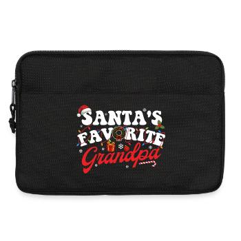 Le Grand-père préféré du Père Noël : Cadeau drôle de Papa à Noël - Sacoche pour ordinateur portable 13 pouces - noir - Devant