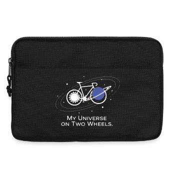 Umlaufbahn des Kosmischen Fahrrads - Laptoptasche 13" - Schwarz - Vorne