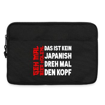 Go get beer Funny beer Drinking joy - Laptop bag 13" - black - Front