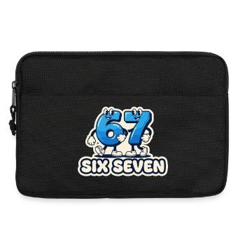 67 Meme Shirt – Six Seven Memes - Laptop bag 13" - black - Front