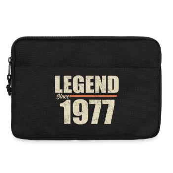 Anniversaire 1977 | Légende depuis 1977 - Sacoche pour ordinateur portable 13 pouces - noir - Devant