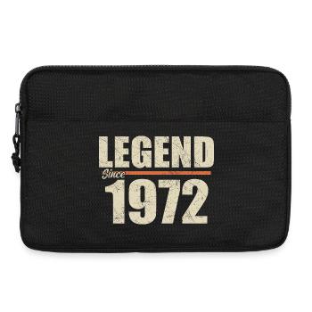 Anniversaire 1972 | Légende depuis 1972 - Sacoche pour ordinateur portable 13 pouces - noir - Devant