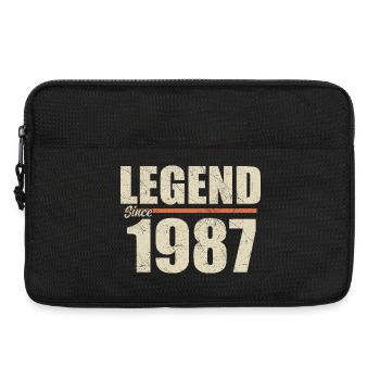 Anniversaire 1987 | Légende depuis 1987 - Sacoche pour ordinateur portable 13 pouces - noir - Devant